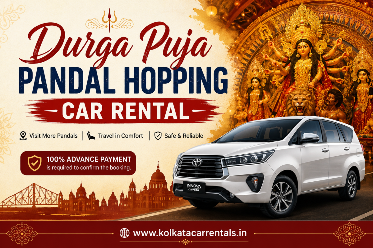 Durga Puja Pandal Hopping Car Rental 2026