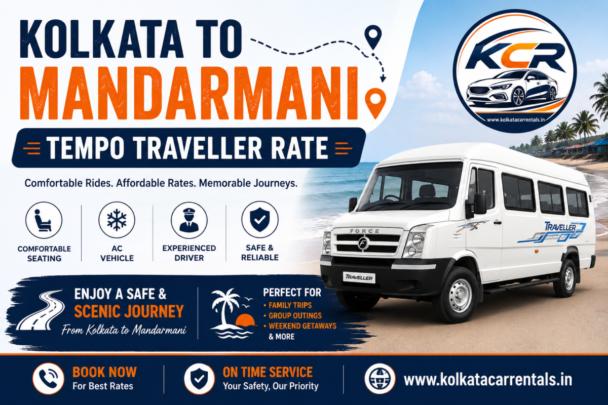 Kolkata To Mandarmani Tempo Traveller Rate
