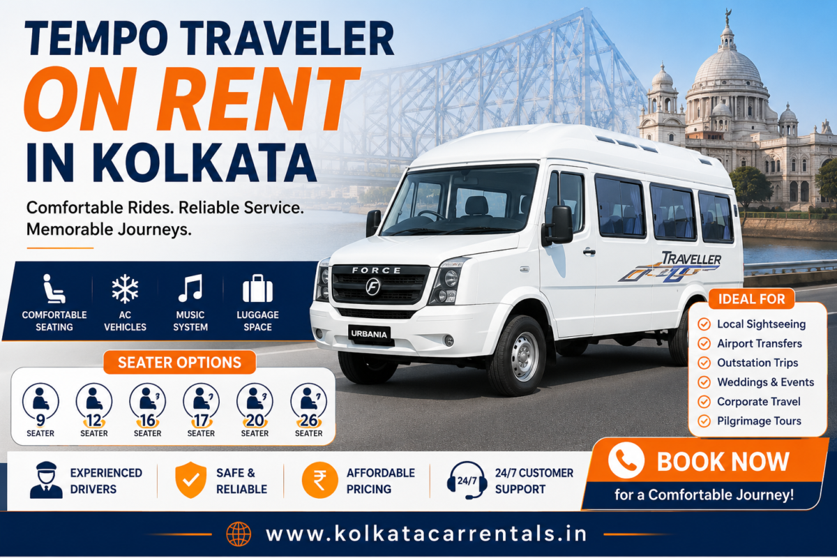 Tempo Traveler On Rent In Kolkata