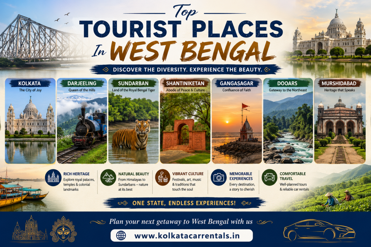 Top Tourist Places In West Bengal