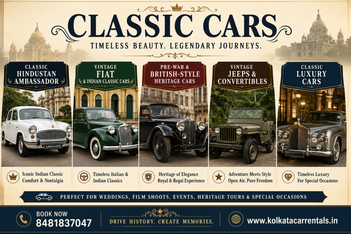 Vintage Car Rental For Wedding